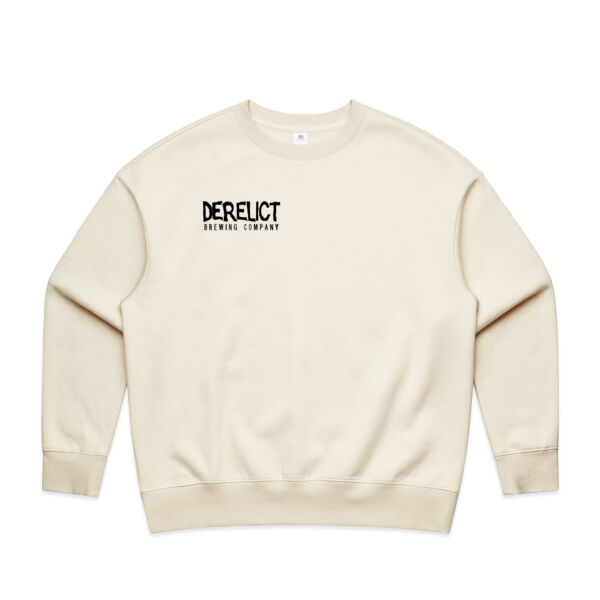 Womens Crew with small black logo Thumbnail